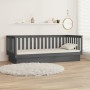Sofá cama madera maciza de pino gris 80x200 cm de vidaXL, Camas y somieres - Ref: Foro24-821561, Precio: 174,46 €, Descuento: %