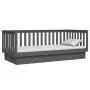 Sofá cama madera maciza de pino gris 80x200 cm de vidaXL, Camas y somieres - Ref: Foro24-821561, Precio: 155,41 €, Descuento: %