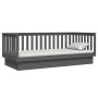 Sofá cama madera maciza de pino gris 80x200 cm de vidaXL, Camas y somieres - Ref: Foro24-821561, Precio: 174,46 €, Descuento: %