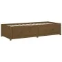 Sofá cama madera maciza de pino marrón miel 90x200 cm de vidaXL, Camas y somieres - Ref: Foro24-821592, Precio: 181,10 €, Des...