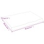 Treated wood table top brown live edge 80x60x(2-6) cm by vidaXL, Table tops - Ref: Foro24-364012, Price: 58,78 €, Discount: %