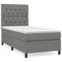 Box spring bed with dark gray fabric mattress 80x200 cm by vidaXL, Beds and slatted bases - Ref: Foro24-3141970, Price: 358,9...