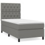 Boxspringbett mit dunkelgrauer Stoffmatratze 80x200 cm von vidaXL, Betten und Lattenroste - Ref: Foro24-3141970, Preis: 332,4...