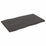 Treated wood table with live edge, brown, 100x60x(2-4) cm. by vidaXL, Table tops - Ref: Foro24-364020, Price: 60,15 €, Discou...