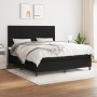 Box spring bed with black fabric mattress 180x200 cm by vidaXL, Beds and slatted bases - Ref: Foro24-3141955, Price: 605,79 €...