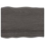 Treated oak wood table top brown live edge 80x60x2 cm by vidaXL, Table tops - Ref: Foro24-364010, Price: 39,64 €, Discount: %