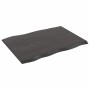 Tischplatte aus behandeltem Eichenholz, braune Live-Kante, 80 x 60 x 2 cm von vidaXL, Tischplatten - Ref: Foro24-364010, Prei...