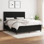 Box spring bed with black fabric mattress 180x200 cm by vidaXL, Beds and slatted bases - Ref: Foro24-3142035, Price: 633,08 €...