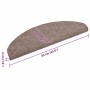 Felpudos autoadhesivos para escaleras, 5 unidades, 65 x 21 x 4