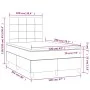 Box spring bed with light gray fabric mattress 120x200 cm by vidaXL, Beds and slatted bases - Ref: Foro24-3142321, Price: 409...