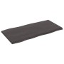 Tischplatte aus behandeltem Eichenholz, braune Live-Kante, 80 x 40 x 2 cm von vidaXL, Tischplatten - Ref: Foro24-364004, Prei...
