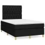 Cama box spring con colchón tela negro 120x200 cm de vidaXL, Camas y somieres - Ref: Foro24-3142563, Precio: 410,99 €, Descue...
