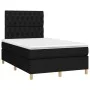 Cama box spring con colchón tela negro 120x200 cm de vidaXL, Camas y somieres - Ref: Foro24-3142563, Precio: 410,99 €, Descue...