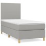 Boxspringbett mit hellgrauer Stoffmatratze 80x200 cm von vidaXL, Betten und Lattenroste - Ref: Foro24-3142129, Preis: 307,96 ...
