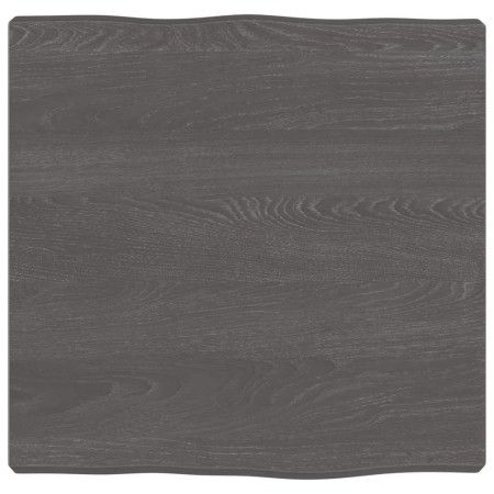 Treated wood table top brown live edge 40x40x(2-4) cm by vidaXL, Table tops - Ref: Foro24-363993, Price: 37,72 €, Discount: %
