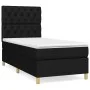 Box spring bed with black fabric mattress 80x200 cm by vidaXL, Beds and slatted bases - Ref: Foro24-3142531, Price: 317,18 €,...