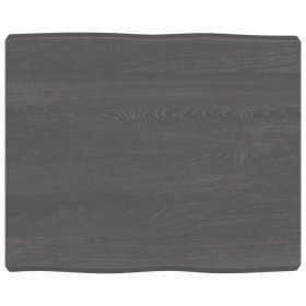 Treated wood table top brown live edge 60x50x(2-6) cm by vidaXL, Table tops - Ref: Foro24-364000, Price: 42,37 €, Discount: %