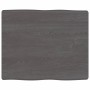 Tischplatte aus behandeltem Holz, braune Live-Kante, 60 x 50 x (2–6) cm von vidaXL, Tischplatten - Ref: Foro24-364000, Preis:...