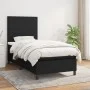 Cama box spring con colchón tela negro 90x200 cm de vidaXL, Camas y somieres - Ref: Foro24-3141587, Precio: 333,88 €, Descuen...