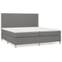 Box spring bed with dark gray fabric mattress 200x200 cm by vidaXL, Beds and slatted bases - Ref: Foro24-3142202, Price: 640,...
