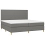 Box spring bed with dark gray fabric mattress 200x200 cm by vidaXL, Beds and slatted bases - Ref: Foro24-3142202, Price: 640,...