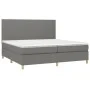 Box spring bed with dark gray fabric mattress 200x200 cm by vidaXL, Beds and slatted bases - Ref: Foro24-3142202, Price: 640,...