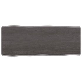 Treated wood table top brown live edge 100x40x(2-4) cm by vidaXL, Table tops - Ref: Foro24-364014, Price: 43,74 €, Discount: %