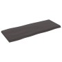 Tischplatte aus behandeltem Holz, braune Live-Kante, 100 x 40 x (2–4) cm von vidaXL, Tischplatten - Ref: Foro24-364014, Preis...