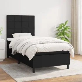 Boxspringbett mit schwarzer Stoffmatratze 80x200 cm von vidaXL, Betten und Lattenroste - Ref: Foro24-3141731, Preis: 300,48 €...