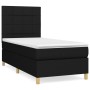 Box spring bed with black fabric mattress 80x200 cm by vidaXL, Beds and slatted bases - Ref: Foro24-3142291, Price: 310,59 €,...