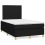 Box spring bed with black fabric mattress 120x200 cm by vidaXL, Beds and slatted bases - Ref: Foro24-3142163, Price: 393,06 €...