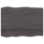 Tablero mesa madera tratada borde vivo marrón 80x60x(2-4) cm de vidaXL, Tableros para mesas - Ref: Foro24-364011, Precio: 49,...