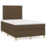 Box spring bed with dark brown fabric mattress 120x200 cm by vidaXL, Beds and slatted bases - Ref: Foro24-3142244, Price: 372...