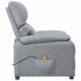 Sillón de masaje tela gris claro