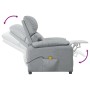 Sillón de masaje tela gris claro