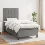 Box spring bed with dark gray fabric mattress 90x190 cm by vidaXL, Beds and slatted bases - Ref: Foro24-3141898, Price: 326,5...