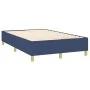 Box spring bed with blue fabric mattress 120x200 cm by vidaXL, Beds and slatted bases - Ref: Foro24-3142247, Price: 401,90 €,...