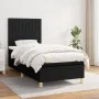 Box spring bed with black fabric mattress 80x200 cm by vidaXL, Beds and slatted bases - Ref: Foro24-3142451, Price: 302,38 €,...