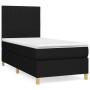 Boxspringbett mit schwarzer Stoffmatratze 80x200 cm von vidaXL, Betten und Lattenroste - Ref: Foro24-3142451, Preis: 317,15 €...