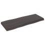 Behandelter Holztisch mit lebendigem braunem Rand 100x40x(2-6) cm von vidaXL, Tischplatten - Ref: Foro24-364015, Preis: 51,95...