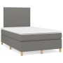 Box spring bed with dark gray fabric mattress 120x200 cm by vidaXL, Beds and slatted bases - Ref: Foro24-3142162, Price: 404,...