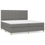 Boxspringbett mit dunkelgrauer Stoffmatratze 200x200 cm von vidaXL, Betten und Lattenroste - Ref: Foro24-3142362, Preis: 642,...