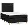 Cama box spring con colchón tela negro 120x200 cm de vidaXL, Camas y somieres - Ref: Foro24-3142323, Precio: 399,80 €, Descue...