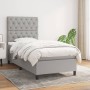 Box spring bed with light gray fabric mattress 80x200 cm by vidaXL, Beds and slatted bases - Ref: Foro24-3141969, Price: 326,...