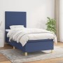 Boxspringbett mit blauer Stoffmatratze 100x200 cm von vidaXL, Betten und Lattenroste - Ref: Foro24-3142159, Preis: 334,67 €, ...