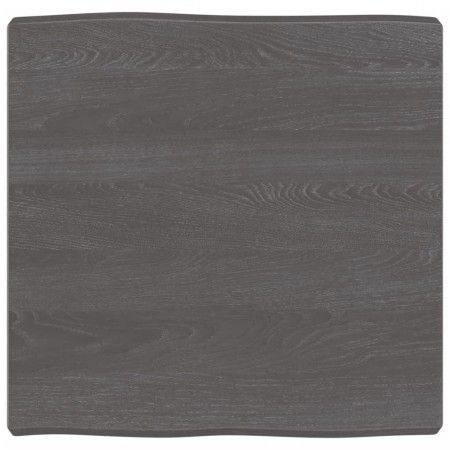 Tablero mesa madera tratada borde vivo marrón 60x60x(2-6) cm by vidaXL, Table tops - Ref: Foro24-364003, Price: 47,84 €, Disc...
