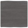 Tablero mesa madera tratada borde vivo marrón 60x60x(2-6) cm by vidaXL, Table tops - Ref: Foro24-364003, Price: 47,84 €, Disc...