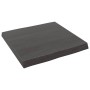 Tablero mesa madera tratada borde vivo marrón 60x60x(2-6) cm by vidaXL, Table tops - Ref: Foro24-364003, Price: 47,84 €, Disc...