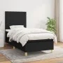 Box spring bed with black fabric mattress 90x200 cm by vidaXL, Beds and slatted bases - Ref: Foro24-3142147, Price: 306,09 €,...