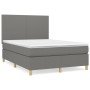 Boxspringbett mit dunkelgrauer Stoffmatratze 140x190 cm von vidaXL, Betten und Lattenroste - Ref: Foro24-3142170, Preis: 543,...